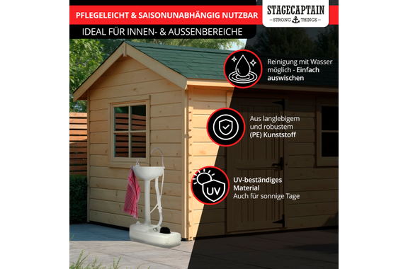 Stagecaptain PSW-17 Quixie Évier Portable Pour Festival image 6