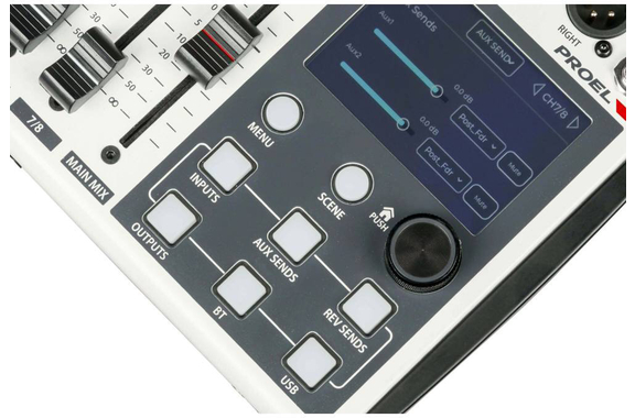 Table De Mixage Numérique Proel DIGIPAD8 image 6