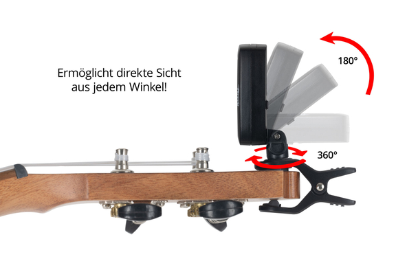 Rocktile 5-3C Three Color Clip-Tuner image 6