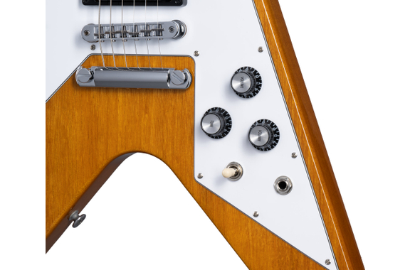 Gibson 70s Flying V Antique Natural image 6