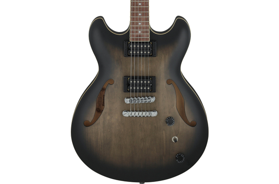 Ibanez AS53-TKF Transparent Black Flat image 6