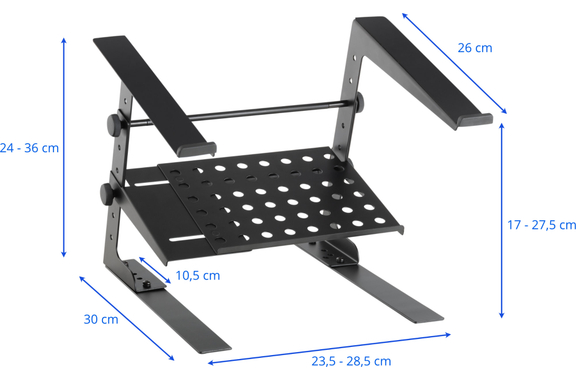 Pronomic LS-210 Laptopstand Deluxe met Klemmen image 6
