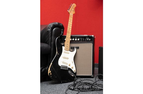 Rocktile Vinstage ST-RMBK Guitarra Eléctrica Black image 6