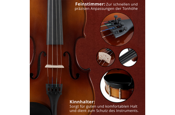 Classic Cantabile Ensemble Violon Étudiant 4/4 image 6