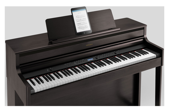 Roland HP704-DR Digitalpiano dunkles Rosenholz image 6