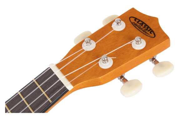 Classic Cantabile US-100P NAT Sopraan-Ukulele Pineapple Set incl. Ukuleleschool image 6