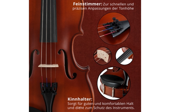 Classic Cantabile Student Violin Set 3/4 image 6
