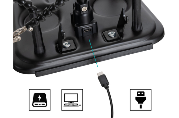 Stagecaptain LH-440 Soldering Aid with Magnifying Lamp image 6