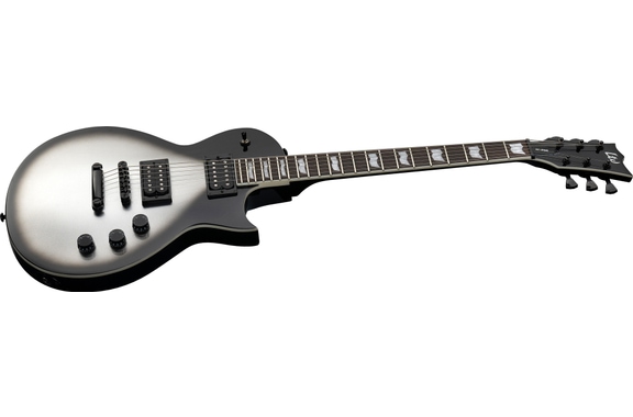 ESP LTD EC-256 Silver Sunburst Teardrop image 6