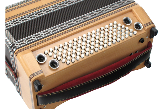 Alpenklang Pro Accordeon III 96 Toets-Steierse Els, witte Balg image 6