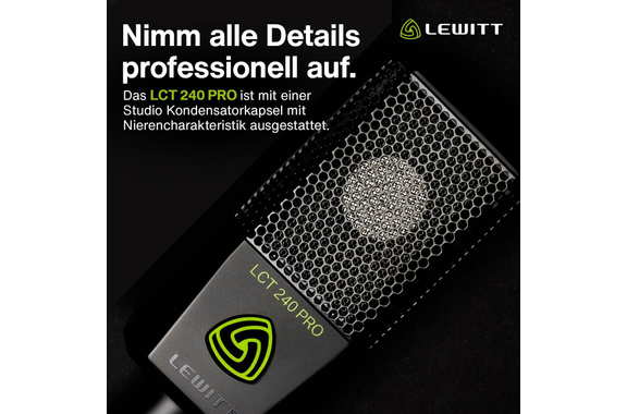 Lewitt LCT 240 Pro Vocal Condensatormicrofoon Set image 6
