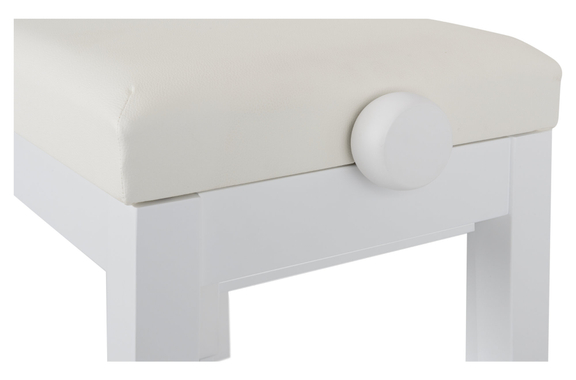 Classic Cantabile Banc De Piano Modèle P Blanc Mat image 6