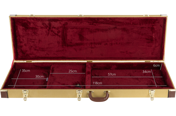 Shaman EBHCRT-2122TW Hardcase E-Bass Tweed image 6
