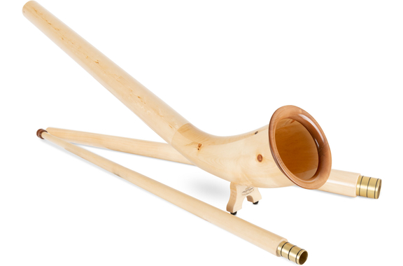 Lechgold Alphorn Solist F 360 cm 3-delig Zirbe image 6
