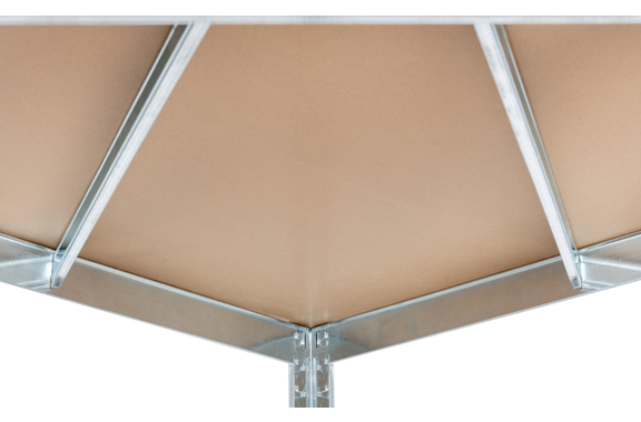 Étagère d’angle de stockage Stagecaptain Heavyrack avec plateaux en bois, max. 875 kg image 6