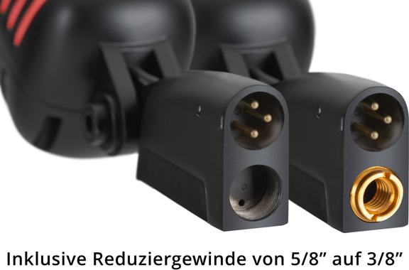 Pronomic DM-66BK/RD Elvis Dynamische Microfoon Zwart/Rood Set image 6
