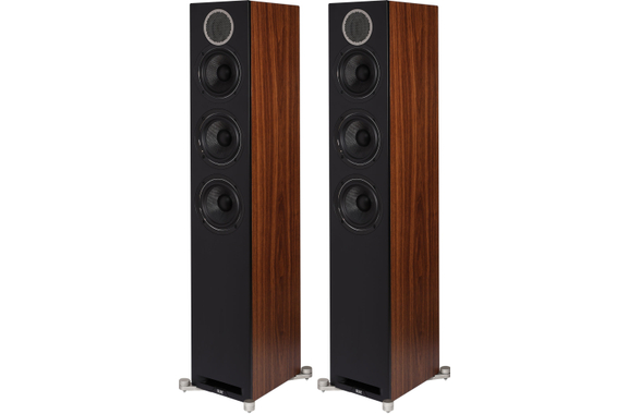 ELAC Debut Reference DFR52 Floorstanding Speakers Pair Black/Walnut image 6