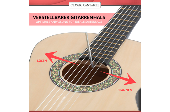 Classic Cantabile Acoustic Series AS-851 Klassikgitarre 4/4 image 6