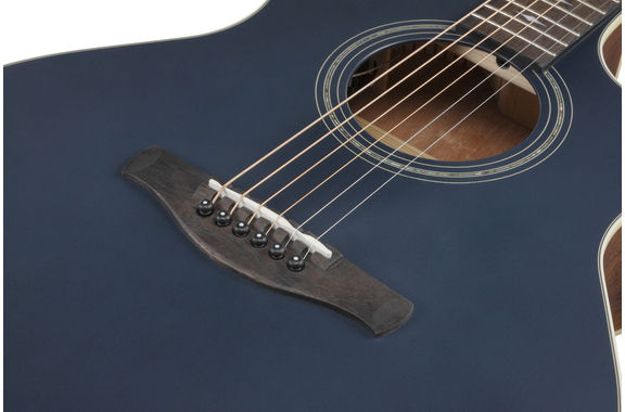Ibanez AE100-DBF Dark Tide Blue Flat image 6