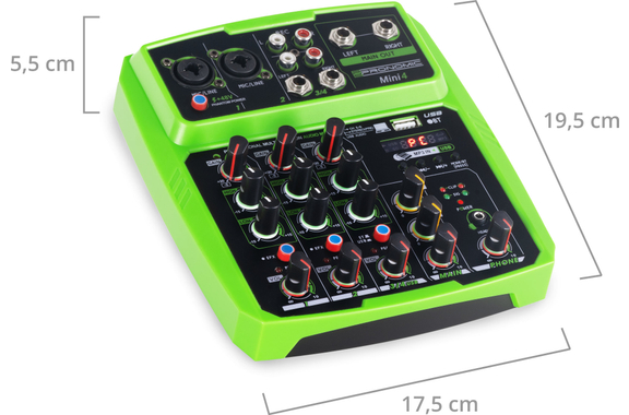 Pronomic Mini4 4-Kanal USB-Mischpult  - Retoure (Zustand: sehr gut) image 6
