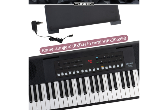 FunKey 61 MKII Keyboard Schwarz Safety Fix Set image 6