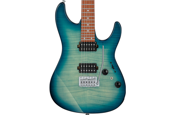 Ibanez AZ24S1F-TXB Standard Chitarra Elettrica Transparent Turquoise Burst image 6