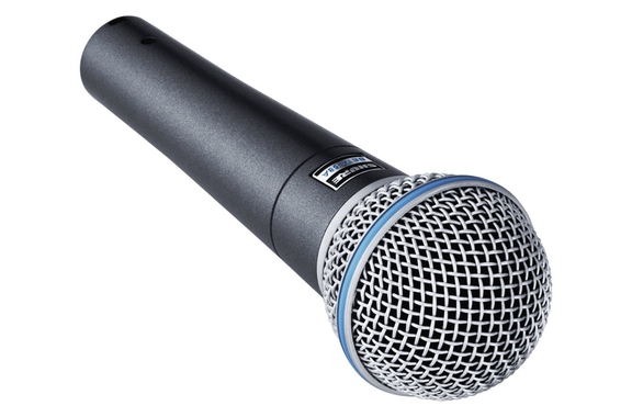 Shure Beta 58A Microfoon 3x3 Set + Statieven + Kabels 3 Microfoons image 6