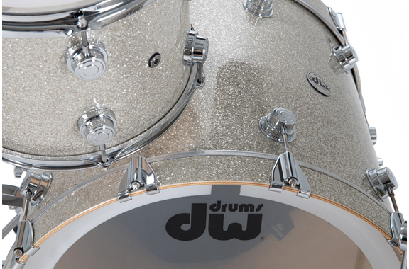 DW Collector's Series SSC Drumkit in Broken Glass Finish mit Chrom Hardware  - Retoure (Zustand: sehr gut) image 6