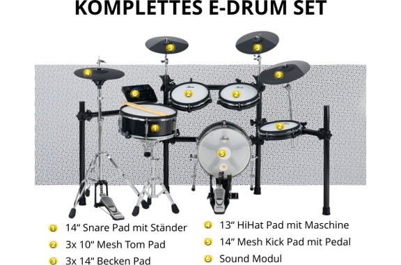 XDrum DD-650 Mesh E-Drum Kit image 6