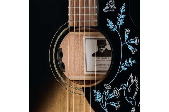 Epiphone Eric Church Hummingbird Dark Cobra Burst image 6