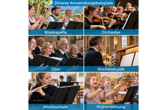 Classic Cantabile B01BK Notenmappe Light schwarz image 6