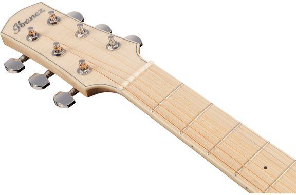 Ibanez AAM370M2E-APF Transparent Antique White Peach Fuzz image 6
