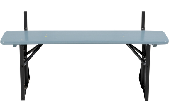 Stagecaptain BBB-119 GY Hirschgarten Banco De Cervecería Con Respaldo 119 cm Gris image 6