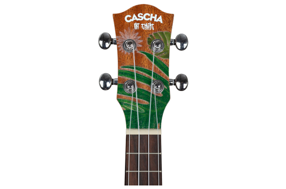Cascha Art Series Concert Ukulele Leafy image 6