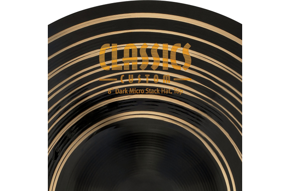 Meinl CC8DAH Classics Custom Dark Micro Stack Hats 8" image 6