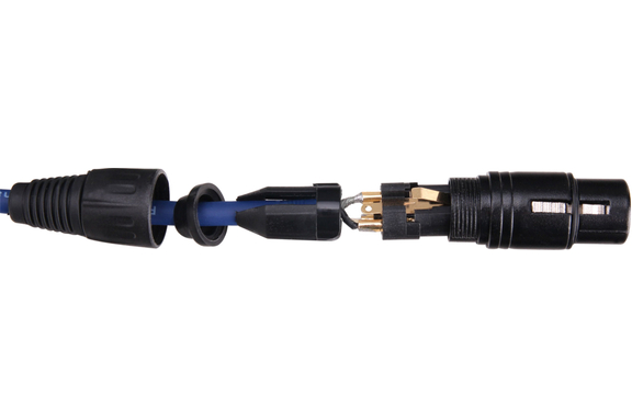 Pronomic Stage DMX3-100 DMX-kabel 100m set met kabelhaspel image 6