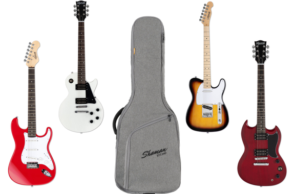 Shaman EGB-102 GY Premium-Line Borsa per chitarra elettrica grigia image 6