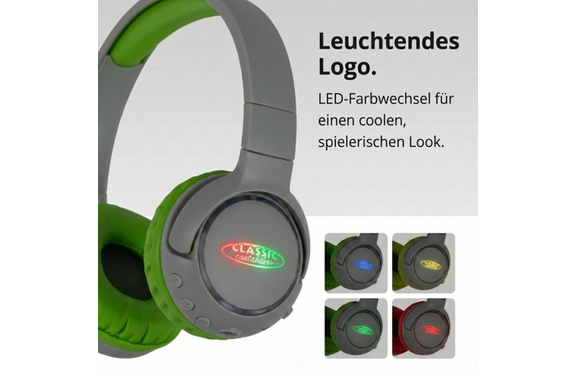 Classic Cantabile KKH-20B Auriculares Infantiles Gris image 6