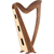 Classic Cantabile H-29 WN Keltische harp 29 snaren set thumbnail 7