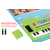 FunKey Libro Musicale con Tastiera a Tasti Luminosi Set con Batterie thumbnail 7