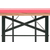 Stagecaptain Hirschgarten Bierzeltgarnitur für Balkon 117 cm Pink  - Retoure (Zustand: gut) thumbnail 7