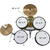 XDrum Junior Pro Kinder Drumset Sunset Gold Sparkle incl. School thumbnail 7