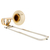 Lechgold QP-18GL Quartposaune Goldmessing  - Retoure (Zustand: sehr gut) thumbnail 7