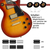 Rocktile Pro L-200OHB Chitarra Elettrica Orange Honey Burst Set con Accessori thumbnail 7
