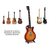 Rocktile GSF-2015S opvouwbare gitaarstandaard kunststof thumbnail 7