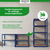 Stagecaptain Heavyrack Scaffale con Ripiani in Legno Blu, max. 875 kg thumbnail 7