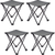 Stagecaptain TP-334 Set De 4 Taburetes Plegables De Camping thumbnail 7