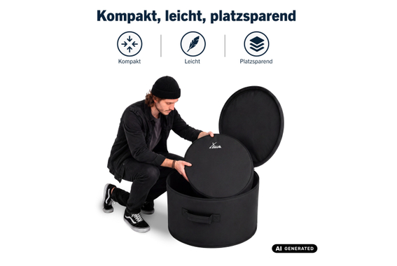 XDrum Tasche für Große Trommel 18" x 12" image 7