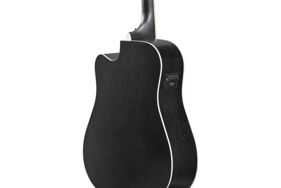 Ibanez AW84CE-WK Weathered Black image 7