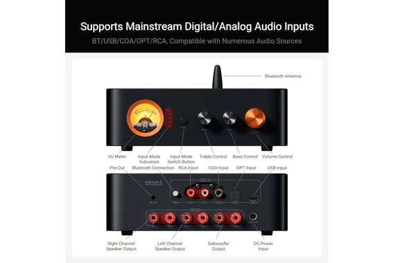 Amplificador Fosi Audio MC351 2.1 image 7